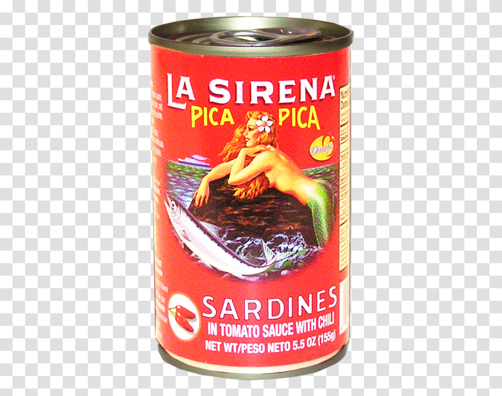 Sardina La Sirena Pica Pica, Tin, Can, Aluminium, Beverage Transparent Png