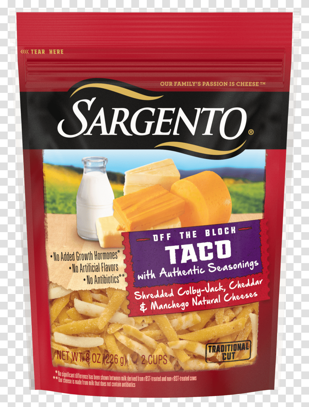Sargento Shredded Taco Natural Cheese With Authentic Sargento 4 Cheese Mexican Transparent Png
