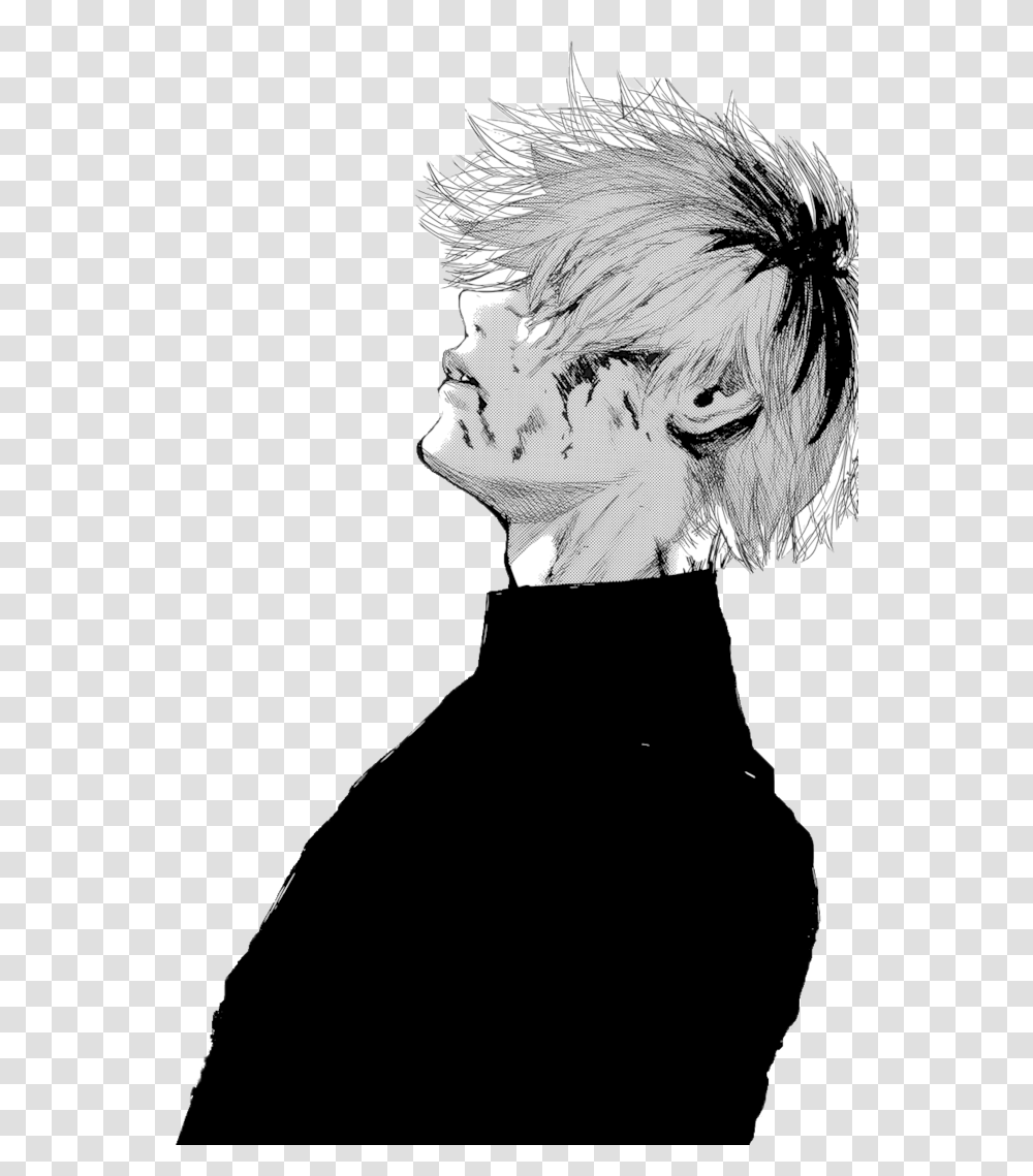 Sasaki Haise Kaneki Sad, Manga, Comics, Book, Person Transparent Png