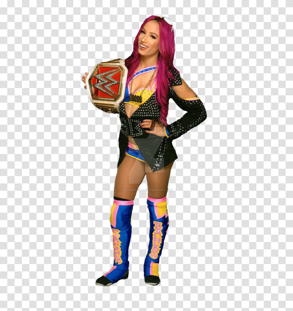 Sasha Banks, Costume, Person, Dance Pose Transparent Png