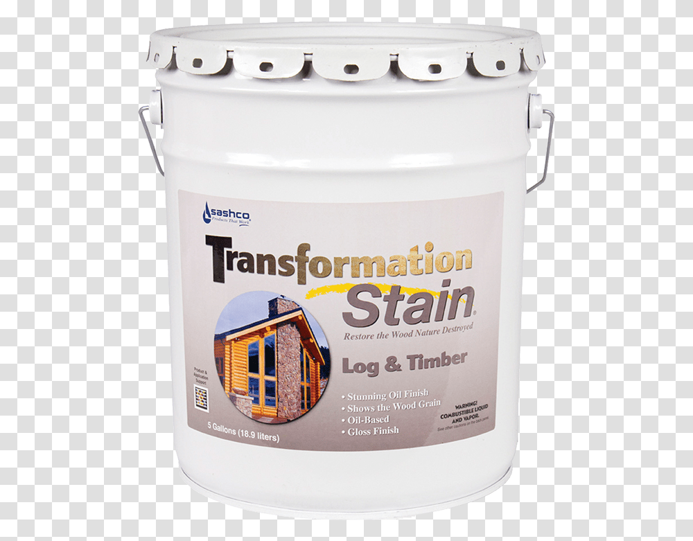 Sashco Transformation Stain, Paint Container, Milk, Beverage, Drink Transparent Png