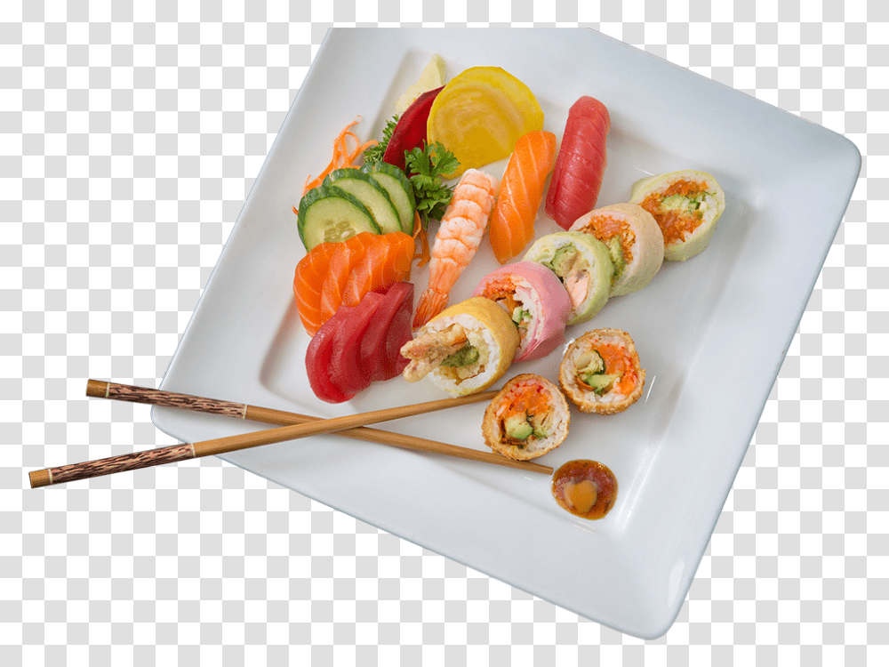 Sashimi, Meal, Food, Dish, Sushi Transparent Png