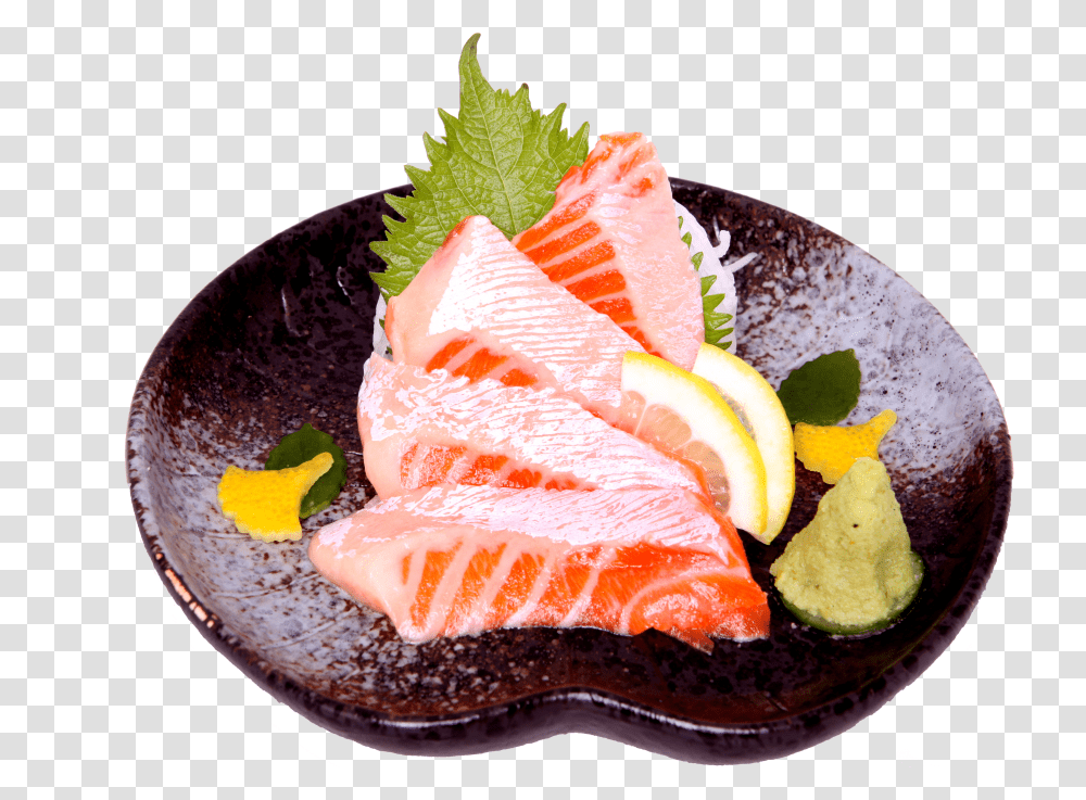 Sashimi Salmon Belly Salmon 1489533 Vippng Transparent Png