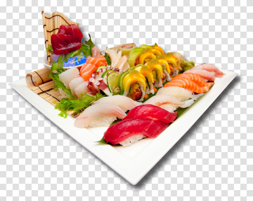 Sashimi, Sushi, Food, Dish, Meal Transparent Png