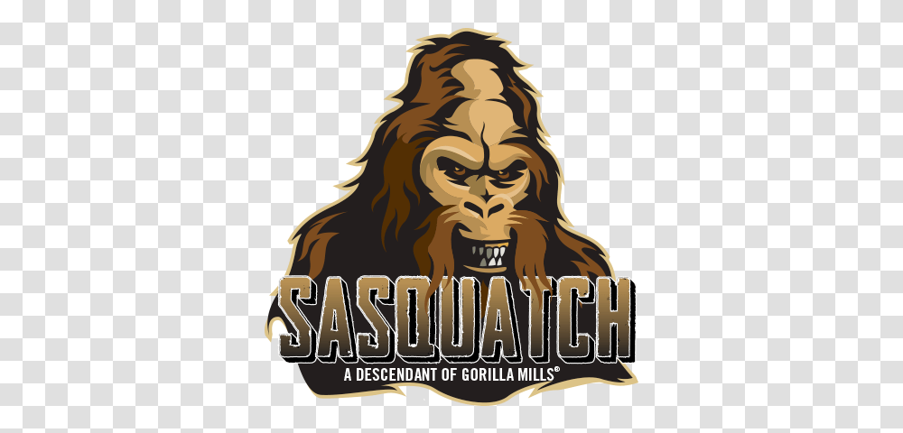Sasquatch Poster Baboon, Mammal, Animal, Wildlife, Lion Transparent Png