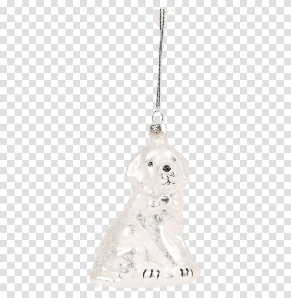 Sass And Belle Glass Dog Christmas Tree Decoration Silver, Snowman, Winter, Outdoors, Nature Transparent Png