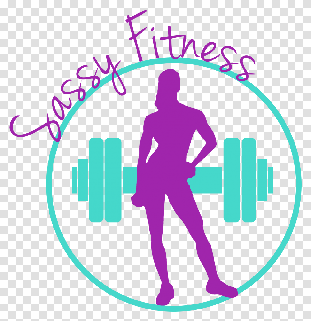 Sassy Fitness Logo Fitness Logo, Person, Poster, Text, Symbol Transparent Png
