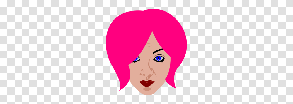 Sassy Girl Pink Clipart, Hair, Wig, Balloon, Face Transparent Png