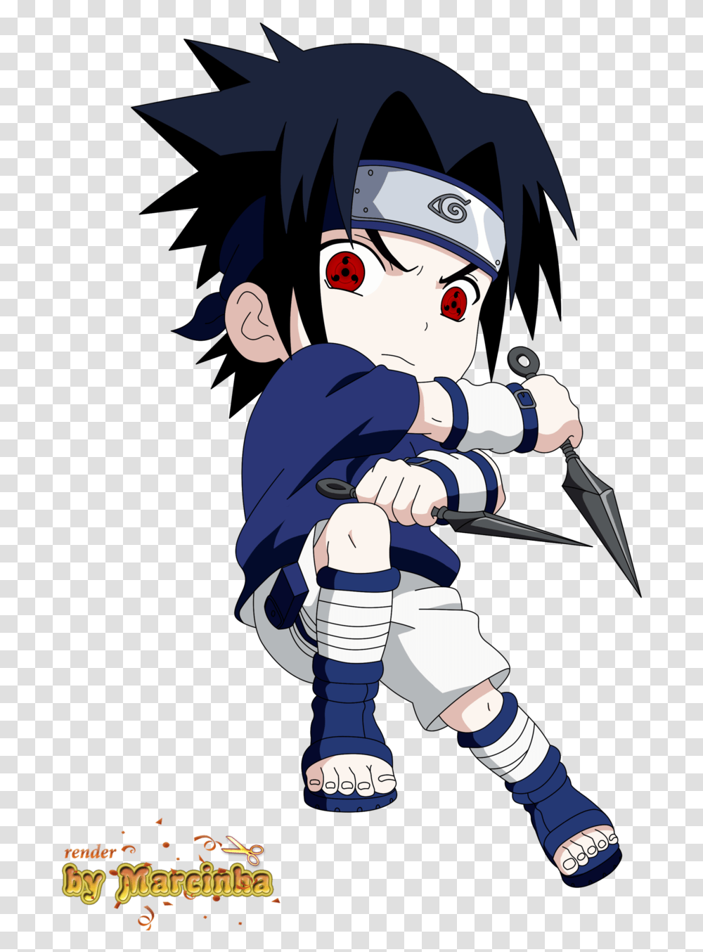 Sasuke Chibi, Person, Ninja, Manga, Comics Transparent Png