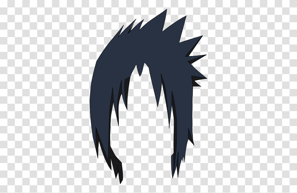 Sasuke Hair Lol Clip Art, Halloween, Stencil, Silhouette Transparent Png
