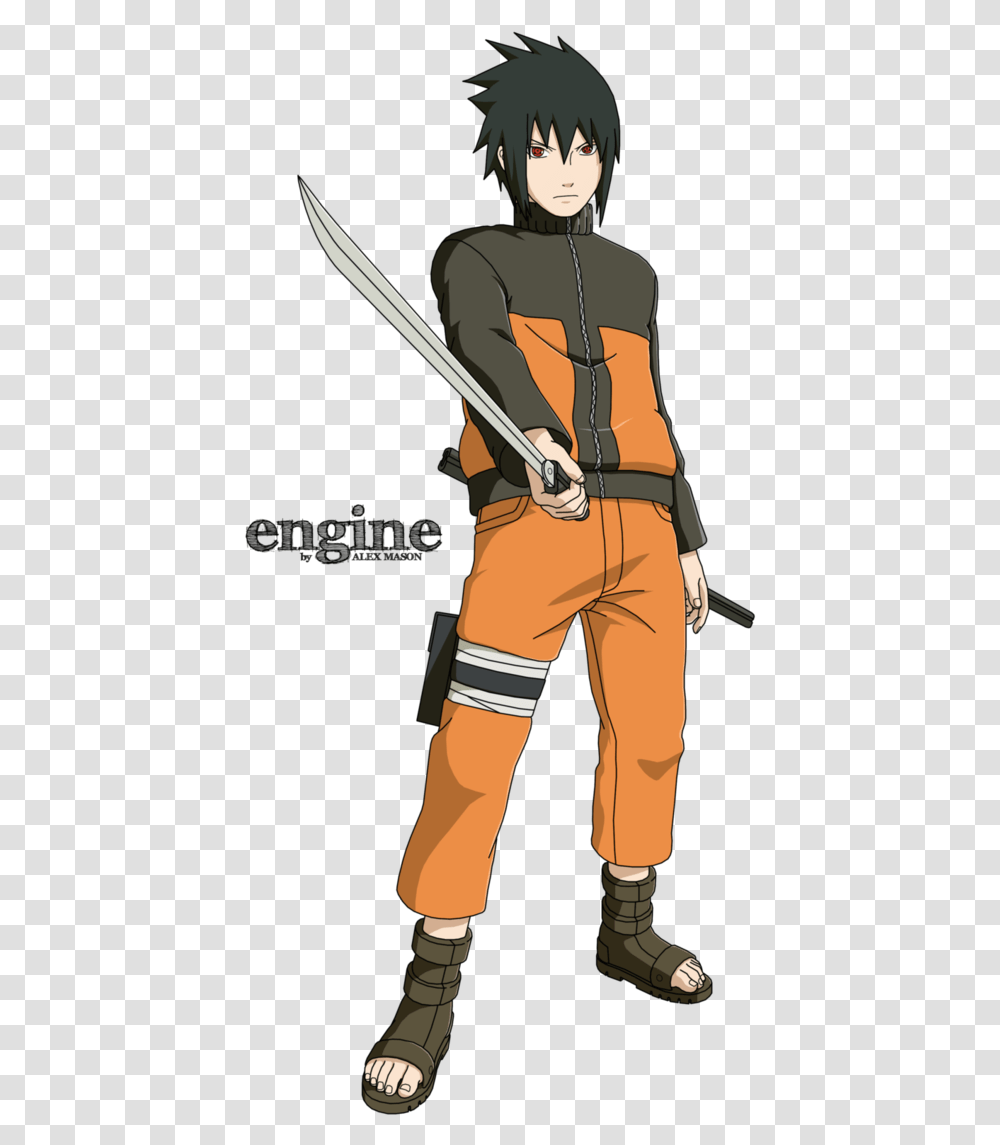 Sasuke In Naruto's Clothes, Person, Human, Fireman, Ninja Transparent Png