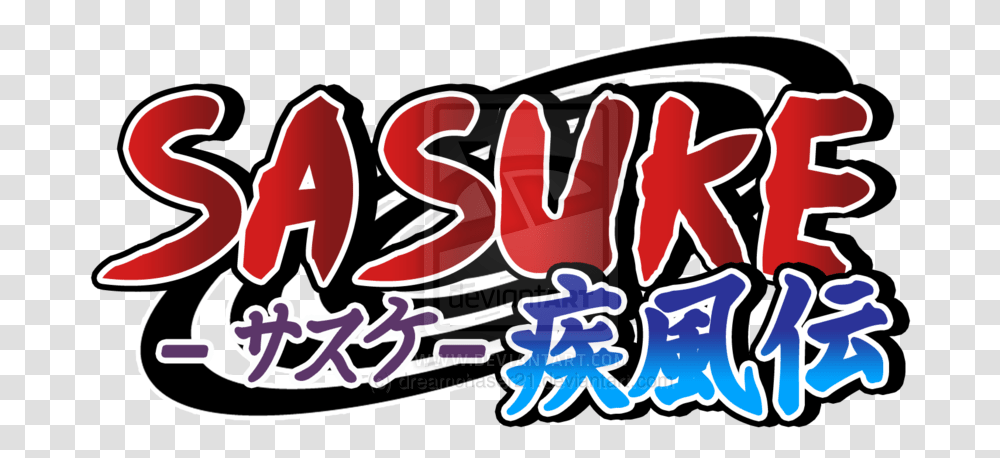 Sasuke Logo Sasuke Shippuden Logo, Text, Hand, Label, Graphics Transparent Png