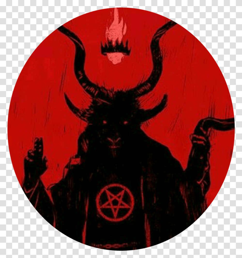 Satan Baphomet 666 Satanic Satanist Satans Devil Penta Satanic Aesthetic, Logo, Trademark, Emblem Transparent Png