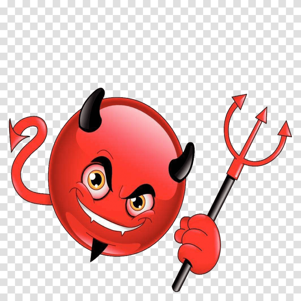 Satan Clipart Devil Emoji, Weapon, Weaponry, Emblem Transparent Png