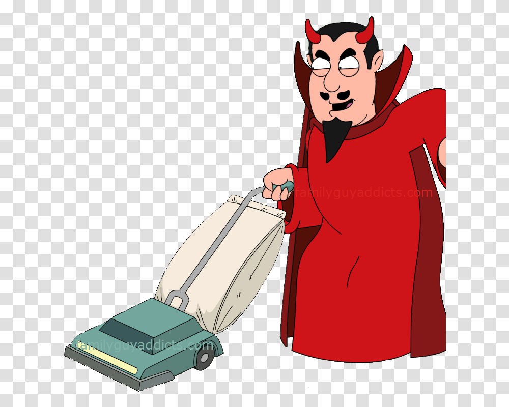 Satan Family Guy The Devil, Luggage, Person, Human, Lawn Mower Transparent Png