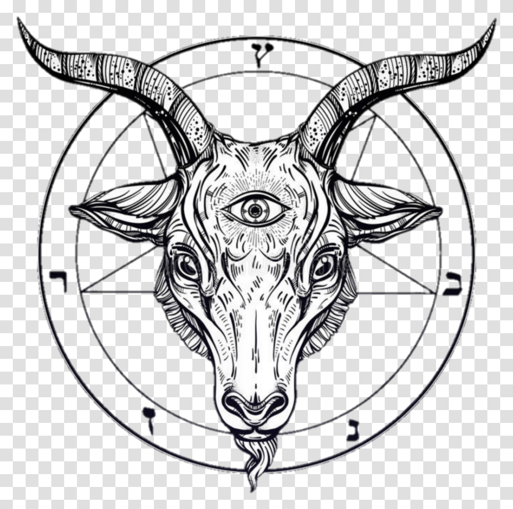 Satan Satanic Goat Blood Bleed Hell Die Kill Devil Goat, Mammal, Animal, Wildlife, Deer Transparent Png