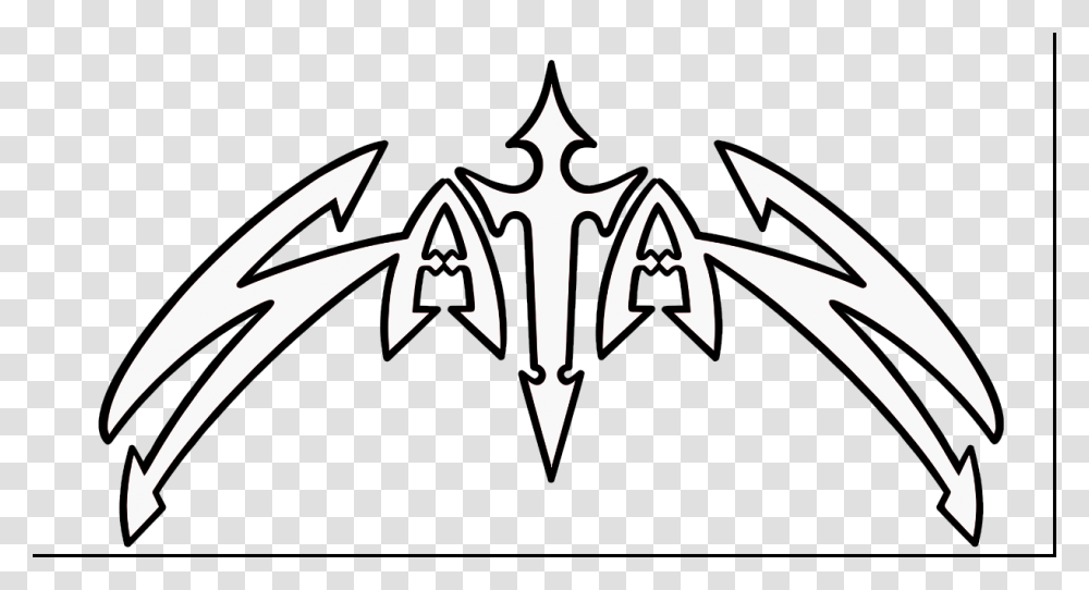 Satan Trveheim, Stencil, Emblem, Arrow Transparent Png