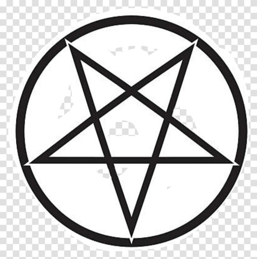 Satanic Baphomet Lucifer Pentagram Pentagrama Hacker Roblox T Shirt, Star Symbol, Clock Tower, Architecture Transparent Png