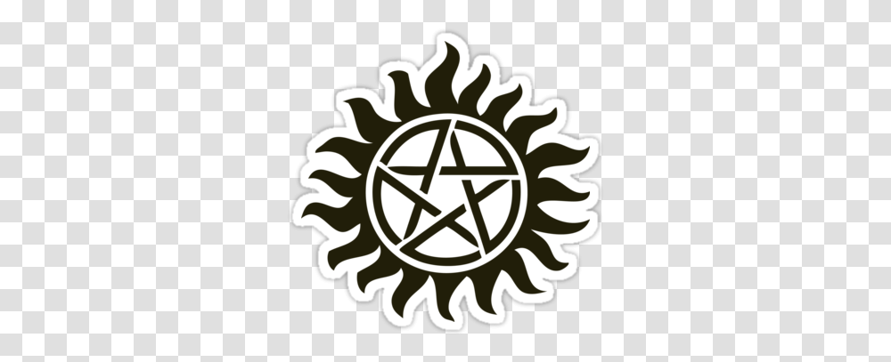Satanic Pentagram Save People Hunting Things The Family Anti Possession Supernatural Tattoo, Symbol, Star Symbol, Emblem, Rug Transparent Png
