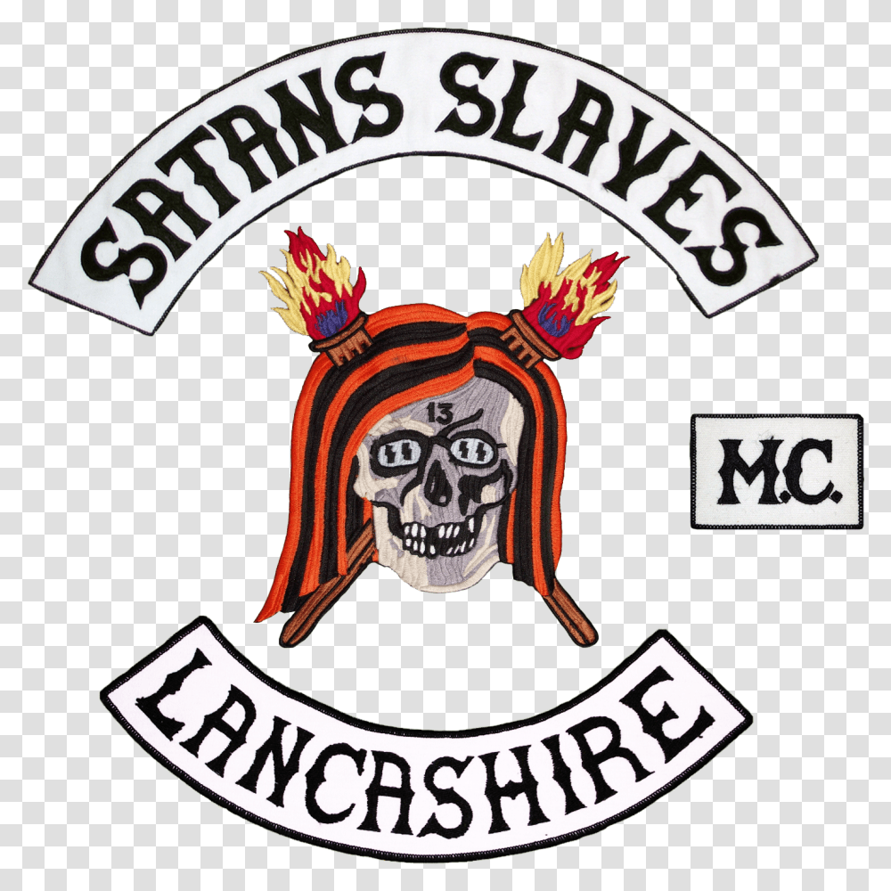 Satanic Satans Slaves Mc England, Logo, Trademark, Emblem Transparent Png