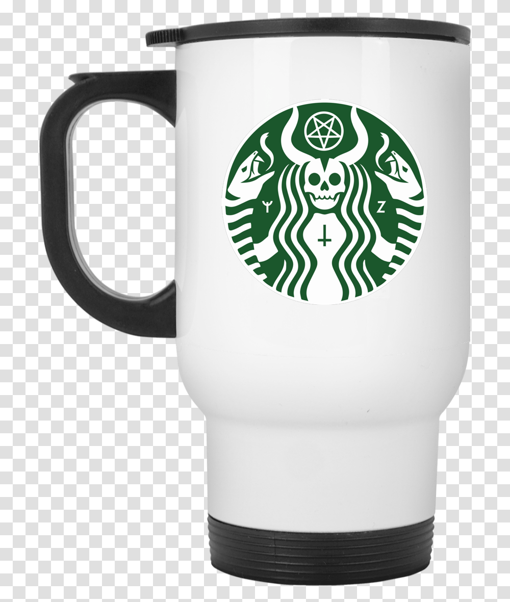 Satanic Starbuck Shirt Starbucks New Logo 2011, Coffee Cup, Milk, Beverage, Drink Transparent Png