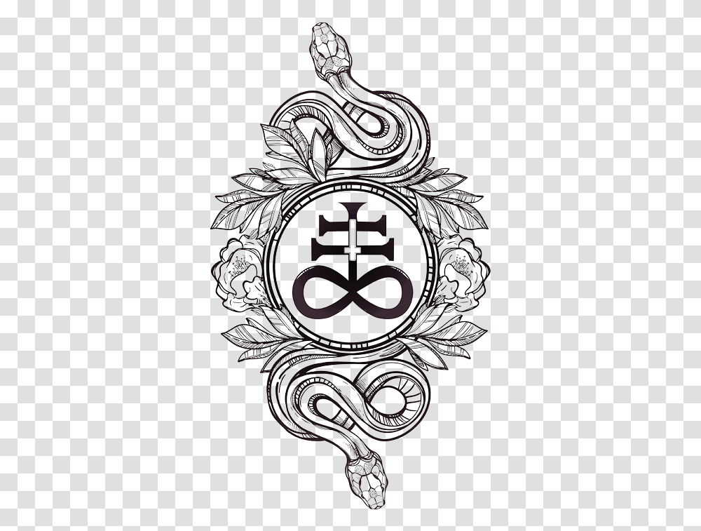 Satanic Tattoos, Emblem, Cross, Logo Transparent Png