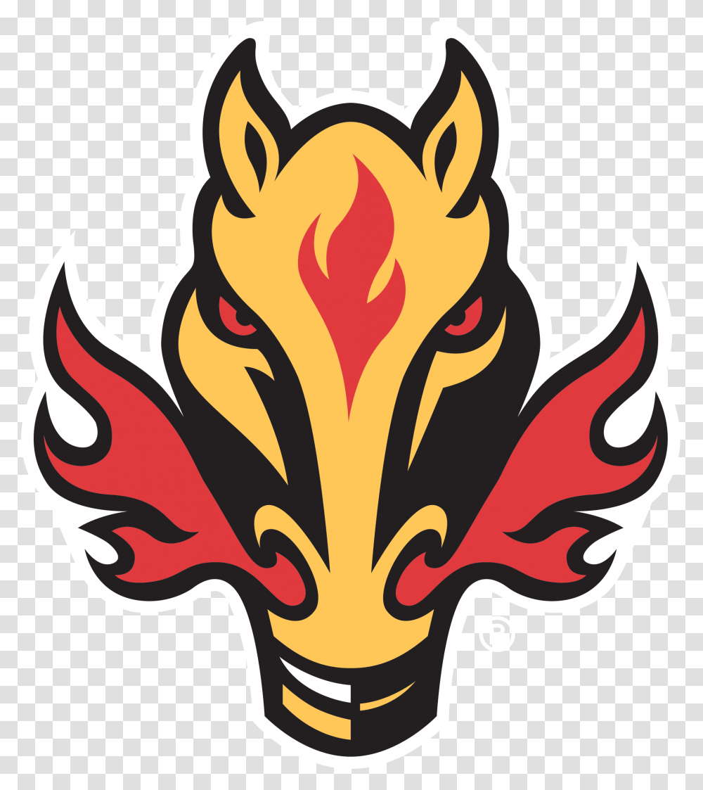 Satanic The Display Calgary Flames Logo, Fire, Light, Torch Transparent Png