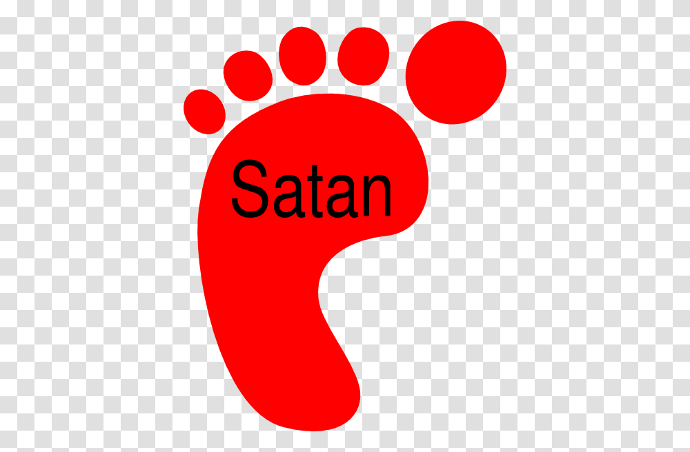 Satanism Clipart Cute, Footprint, Label Transparent Png