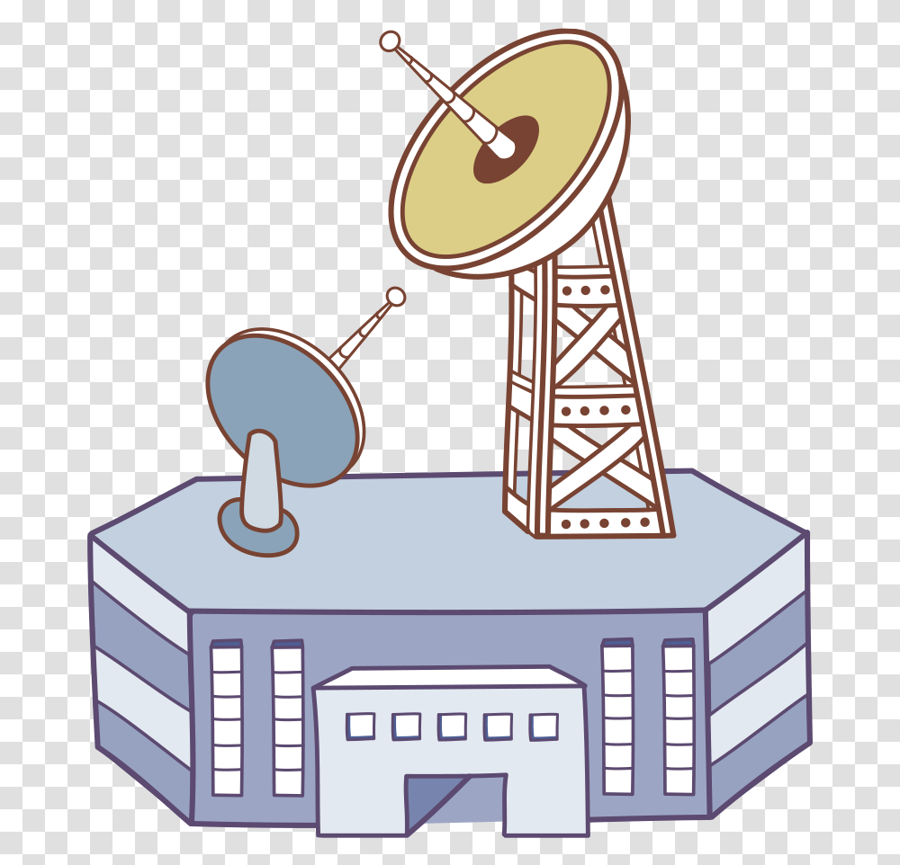 Satellite Clipart Tv Station Radio Station Clip Art, Electrical Device, Antenna, Word, Radio Telescope Transparent Png