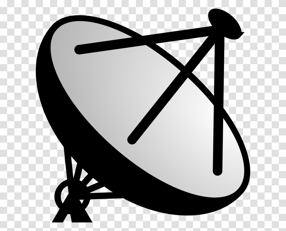 Satellite Dish Aerials Dish Network Satellite Television Parabolic, Stencil, Mouse, Electronics, Silhouette Transparent Png