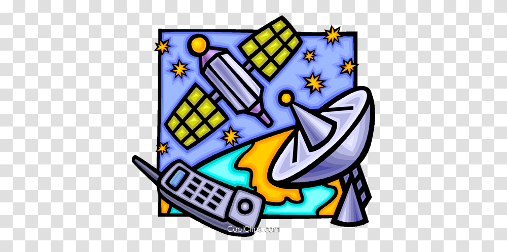 Satellite Dish With Cell Phone Royalty Free Vector Clip Art, Game, Doodle, Drawing Transparent Png