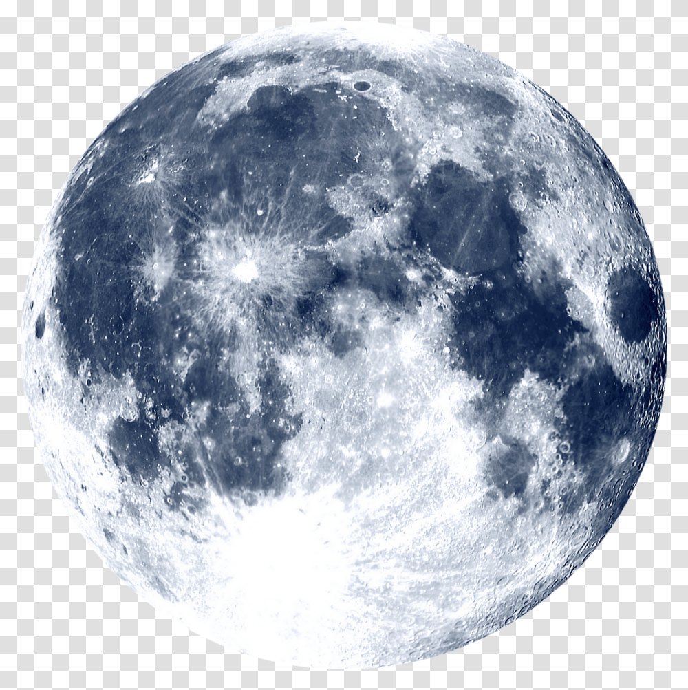 Satellite Full Natural Moon Planet Fantasy Astronomy Moon With Glowing Transparent Png
