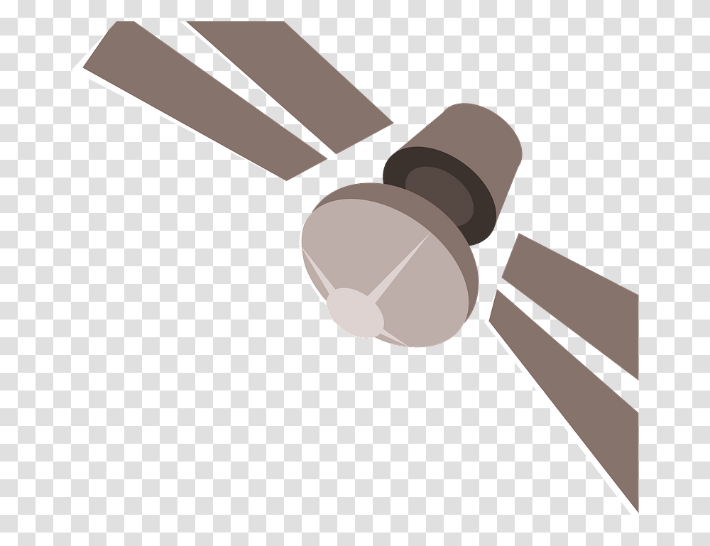 Satellite In Space Clipart Graphic Design, Lighting, Light Fixture, Appliance, Ceiling Fan Transparent Png