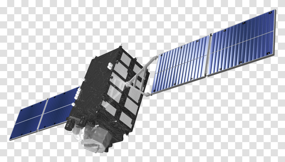 Satellite Satellite With Background, Space Station, Solar Panels, Electrical Device Transparent Png