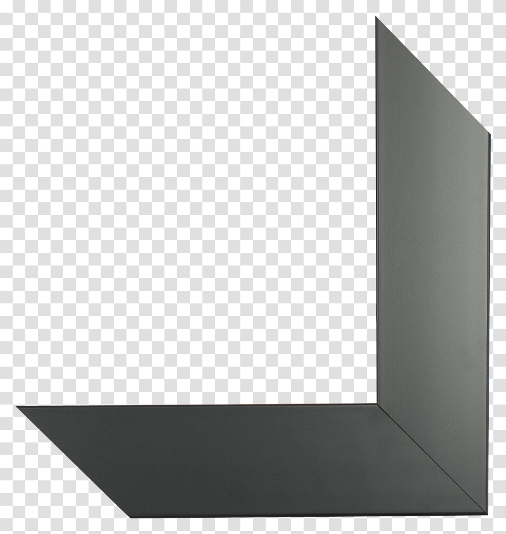 Satin Black Mirror Frame Paper, Screen, Electronics Transparent Png