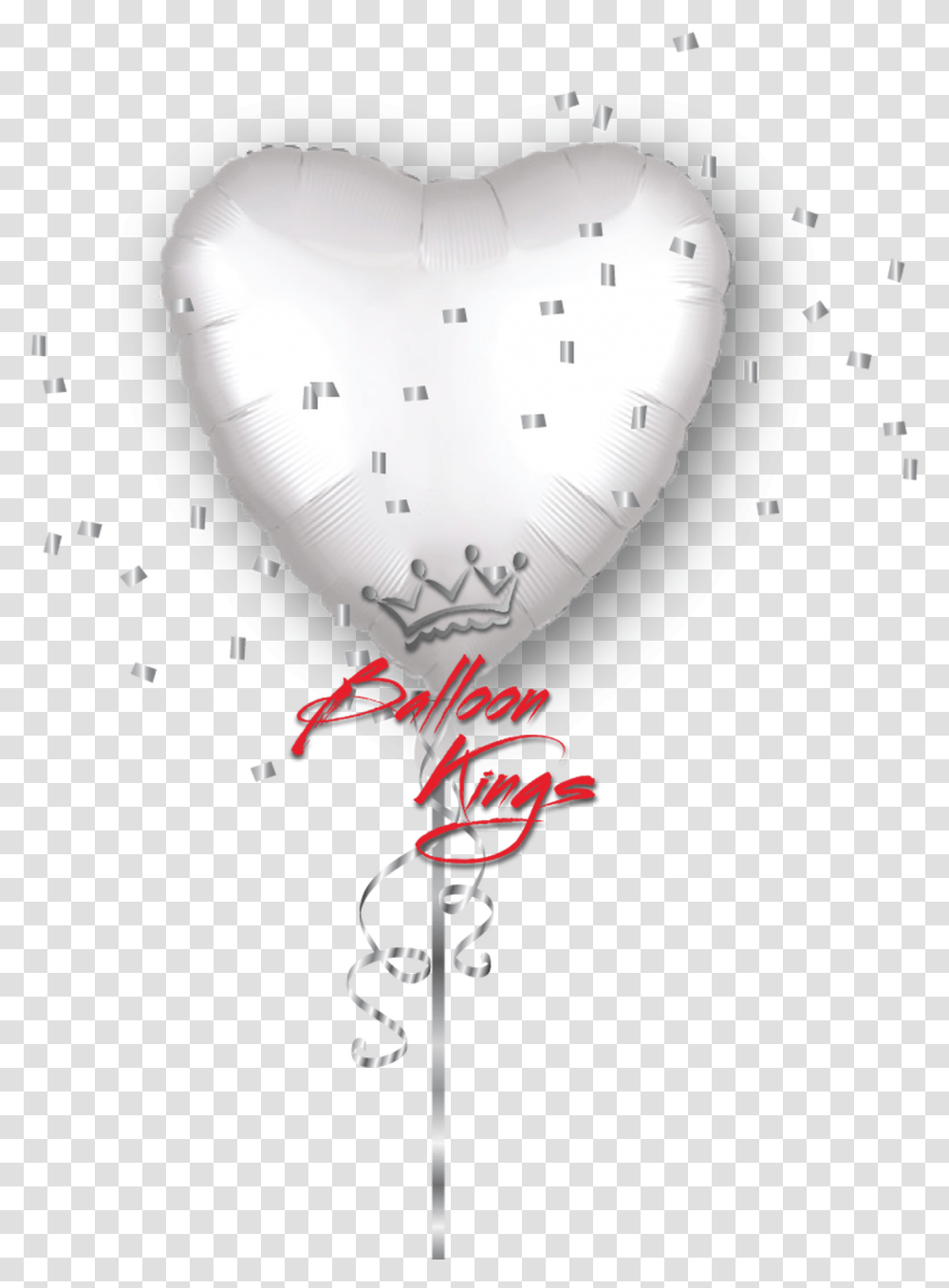 Satin Luxe White Heart White Heart Balloon, Lamp, Paper, Poster, Advertisement Transparent Png