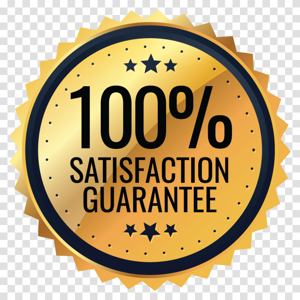 Satisfaction Guarantee 100 Satisfaction Dot, Label, Text, Logo, Symbol Transparent Png
