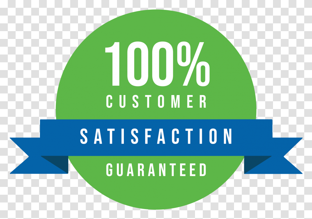 Satisfaction Guarantee 100 Satisfaction Guarantee, Text, Poster, Advertisement, Logo Transparent Png