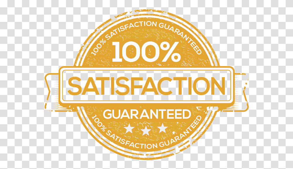 Satisfaction Guarantee Label, Logo, Word Transparent Png