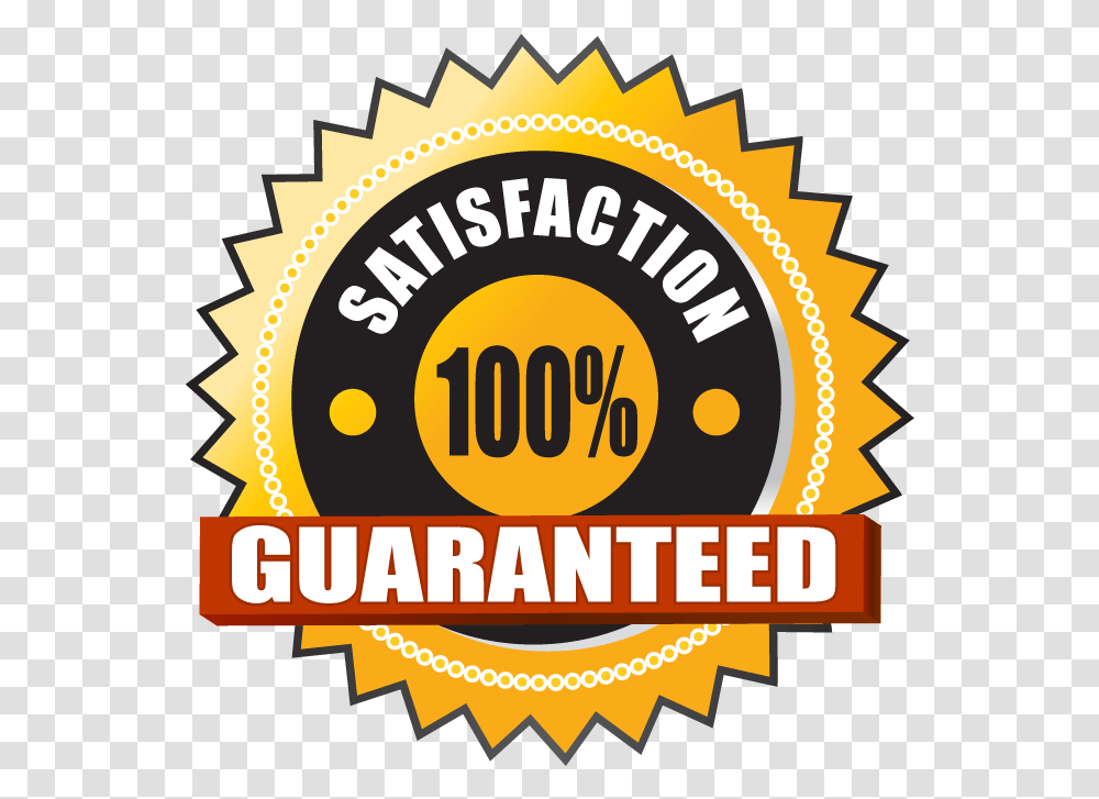 Satisfaction Guaranteed All In One Circle, Label, Text, Poster, Advertisement Transparent Png