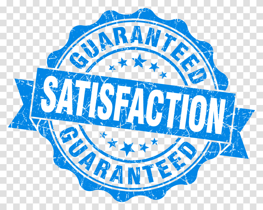 Satisfaction Guaranteed Blue Happy Birthday Clipart Transparent Png