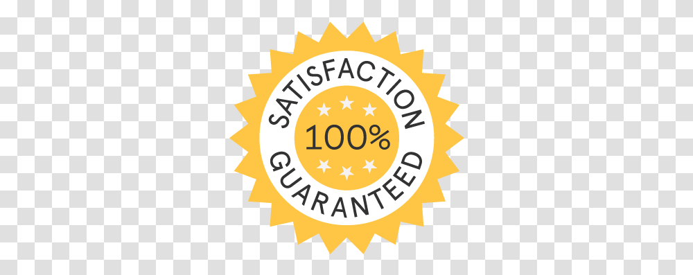Satisfaction Guaranteed Circle, Label, Text, Poster, Sticker Transparent Png