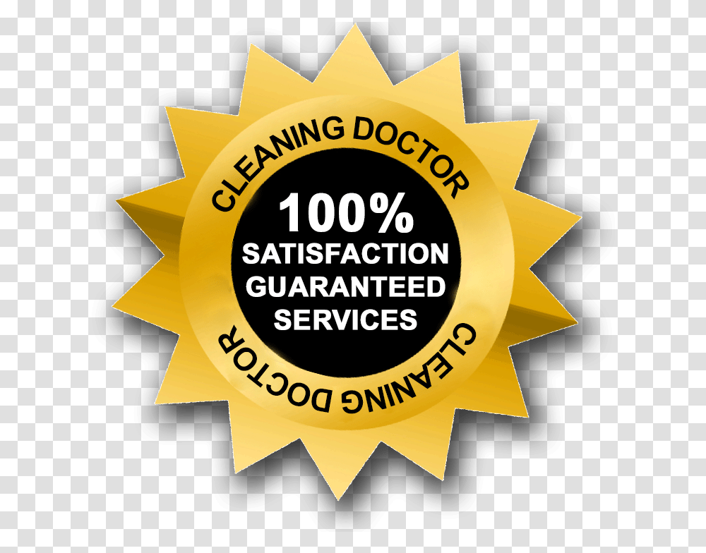 Satisfaction Guaranteed - Cleaning Doctor Forp Usp, Logo, Symbol, Trademark, Text Transparent Png