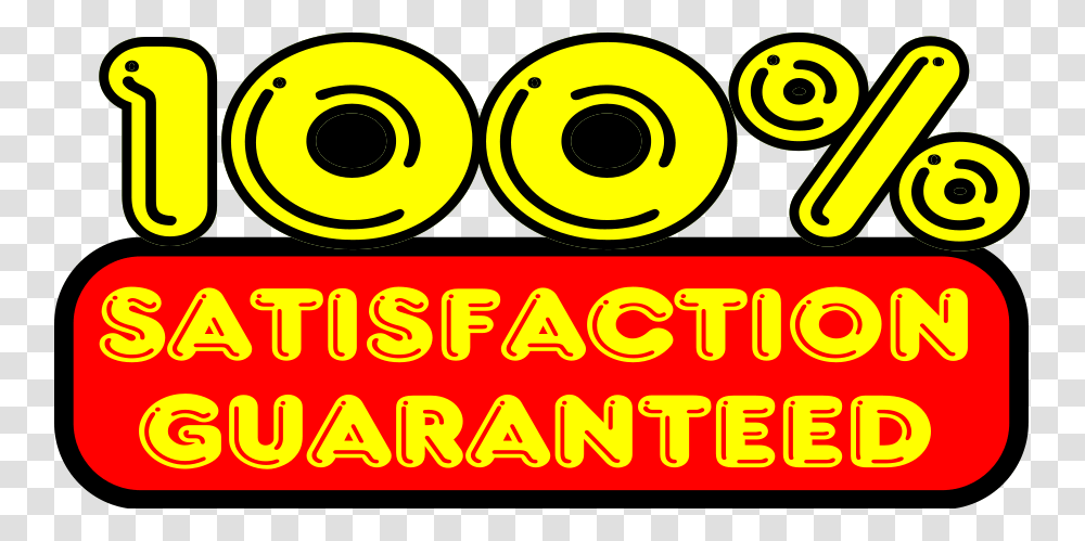 Satisfaction Guaranteed Vector Sticker Clip Arts For Web, Label, Alphabet, Number Transparent Png