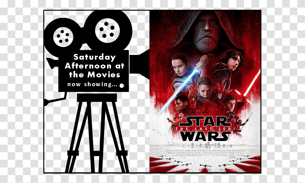 Saturday Afternoon At The Movies Logo Featuring The Movie Camera Clipart, Advertisement, Poster, Flyer, Paper Transparent Png
