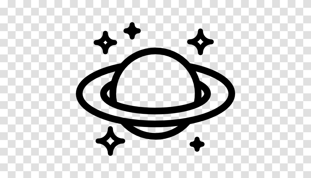 Saturn Science Planet Astronomy Solar System Icon, Stencil, Logo, Trademark Transparent Png