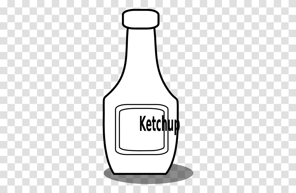 Sauce Clipart Black And White, Bottle, Beverage, Drink, Alcohol Transparent Png
