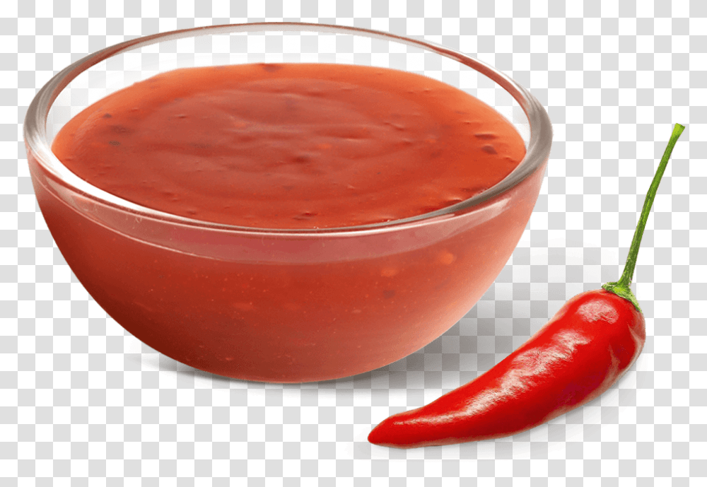 Sauce Hot Red Pepper, Ketchup, Food, Plant, Bowl Transparent Png