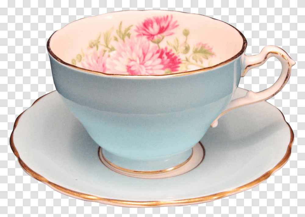 Saucer Tableware Porcelain Bone China Teacup Porcelain Art Tea Cup, Pottery, Coffee Cup, Milk, Beverage Transparent Png