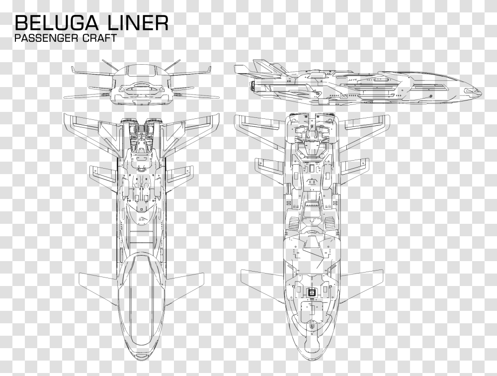 Saud Kruger Beluga Liner From Elite Elite Dangerous Beluga Size, Vehicle, Transportation, Aircraft, Weapon Transparent Png